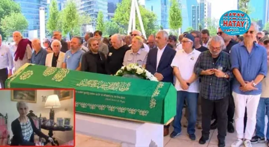 Merhum Sunucu Erkan Yolaç'ın eşi Asuman Tuğberk Yolaç son yolculuğuna uğurlandı