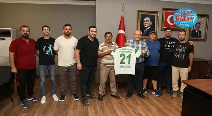 MEYDAN SPORLULARDAN BAŞKAN VEKİLİ TAHSİN ÖZTEKİN'E ZİYARET