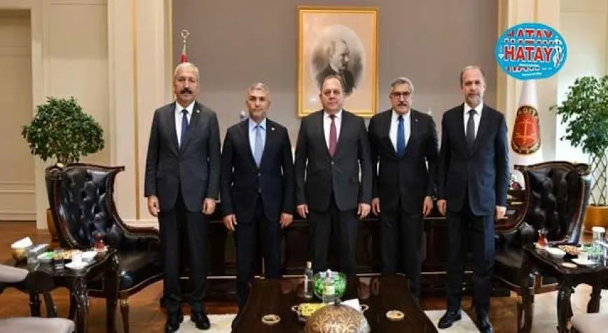 MİLLETVEKİLLERİNDEN KERKEZ’E TEBRİK ZİYARETİ