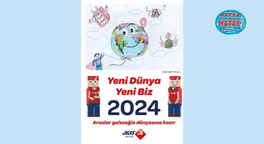 Minik Araslar'ın Elinden Çıkan Renkli 2024 Takvimi: Aras Kargo ile Yeni Dünya, Yeni Biz