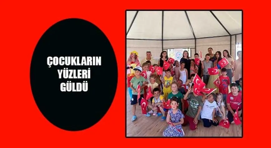 Miniklere çifte bayram sevinci yaşattılar