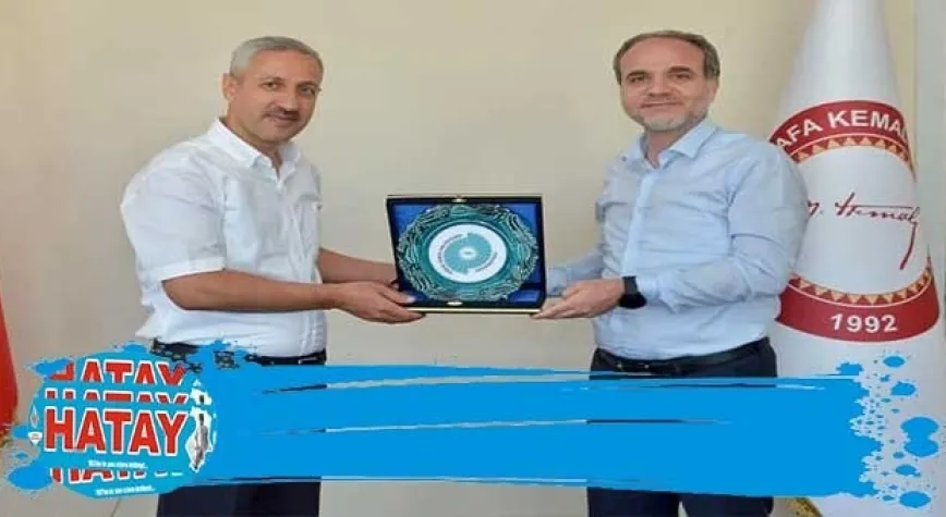 MKÜ  REKTÖR USLU’YU AĞIRLADI