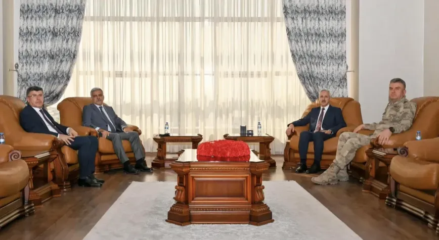 MKÜ Rektörü Veysel Eren’den Hatay’ın Üst Düzey Yöneticilerine Ziyaret