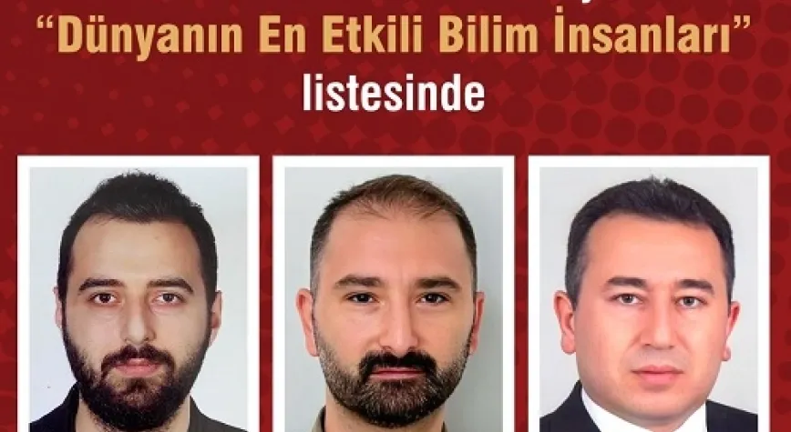 MKÜ’den 3 Akademisyen Listeye Girdi