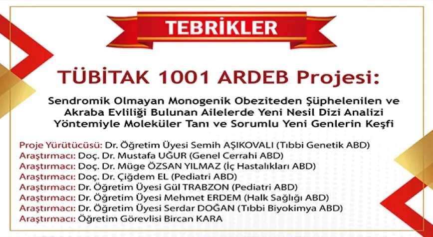 MKÜ’YE TÜBİTAK DESTEĞİ