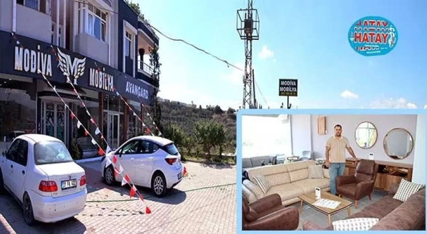 Modiva Mobilya Yeni Mağazasında 