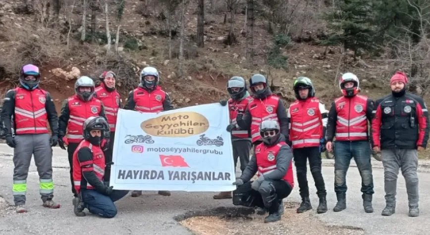 Motorlarıyla Doğa Gezisi Düzenleyecekler