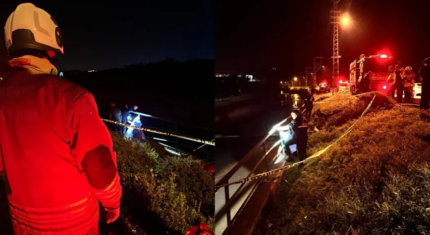 Motosiklet Sürücüsü Demir Korkuluklara Çarparak Öldü