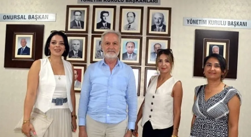 MOZAİK KADIN DERNEĞİ'NDEN İTSO BAŞKANI YILMAZ'A ZİYARET