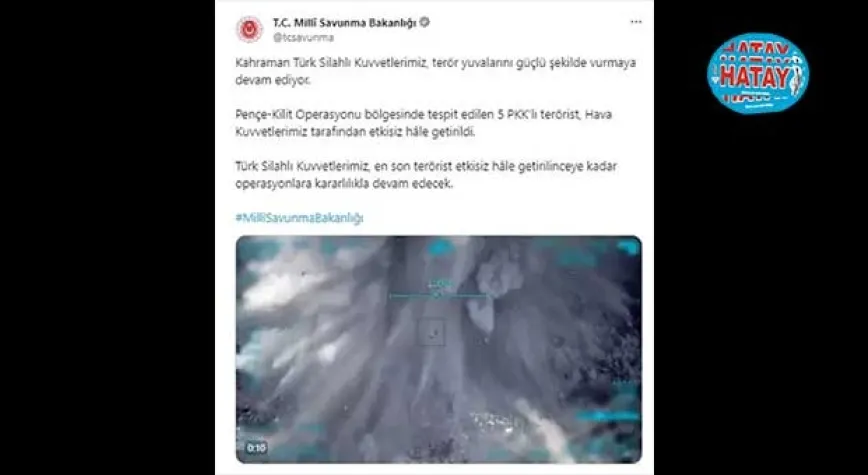 MSB: 5 PKK'lı terörist etkisiz hale getirildi