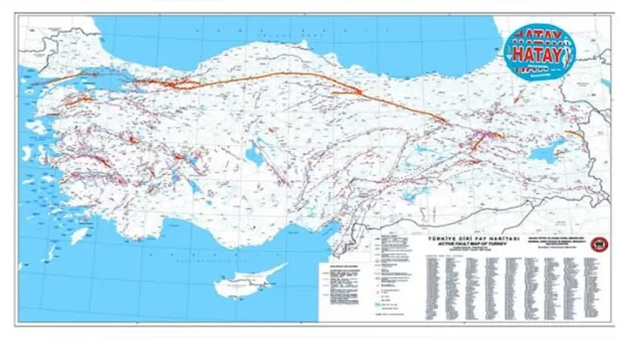 MTA diri fay hattı haritasını güncelledi
