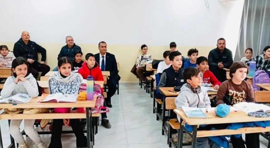 MÜDÜR TECİMEN GÜÇLENDİRİLEN OKULU ZİYARET ETTİ