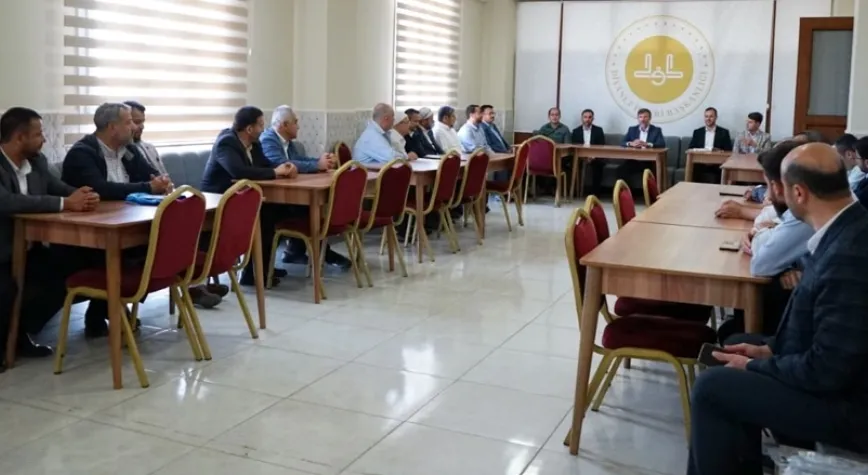 Müftü Topçu, Hac Görevli Personelle İstişare Toplantısı Yaptı