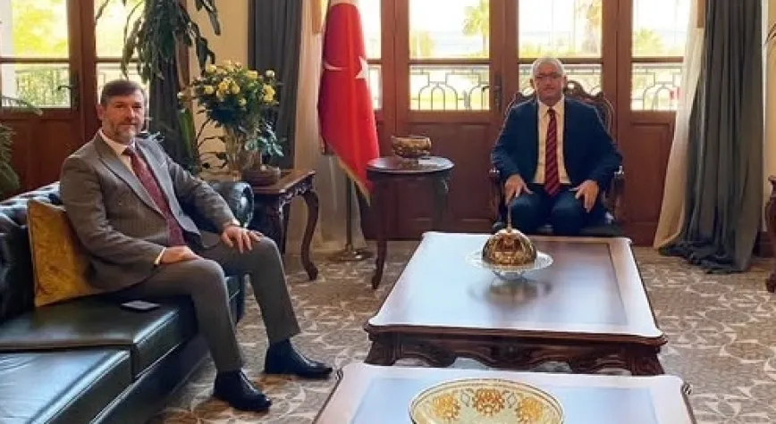 Müftü  Topçu’dan İskenderun Kaymakamı  Önder’e  Ziyaret