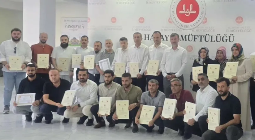 Müftülükte Başarı Belgesi Tevdi Töreni