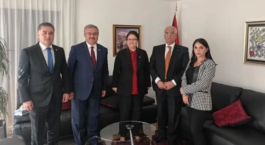 MULLAOĞLU: HER ZAMAN FİLİSTİN HALKININ YANINDAYIZ