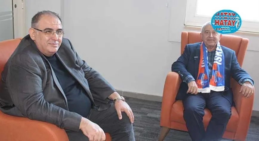 NAZMİ CEYLAN'DAN İSKENDERUN SPOR'A ZİYARET
