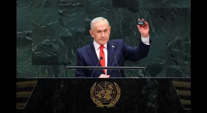 Netanyahu’dan BM’de Çağrı Cihazlı Mesaj