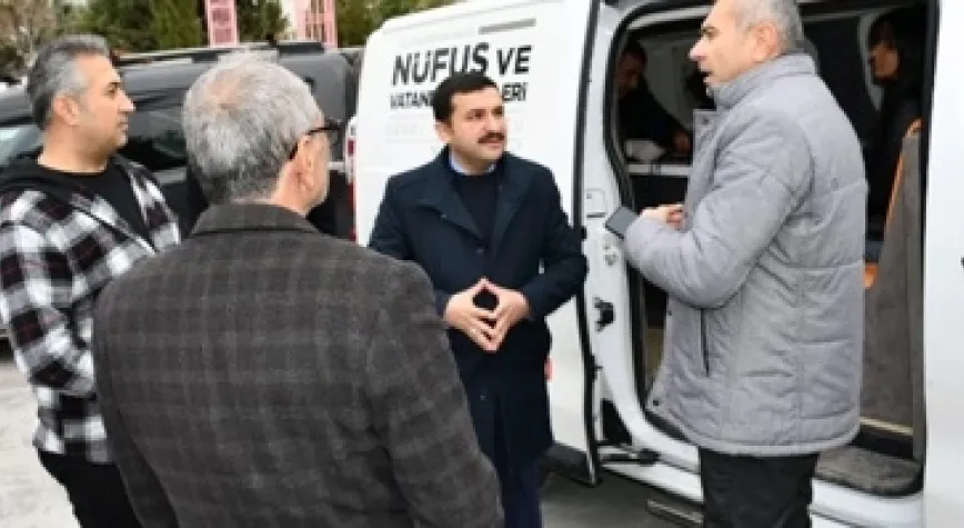 NÜFUS İŞLERİ MOBİL HİZMET ARACI BELEN'DE!