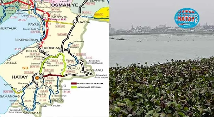 O yol trafiğe kapatıldı