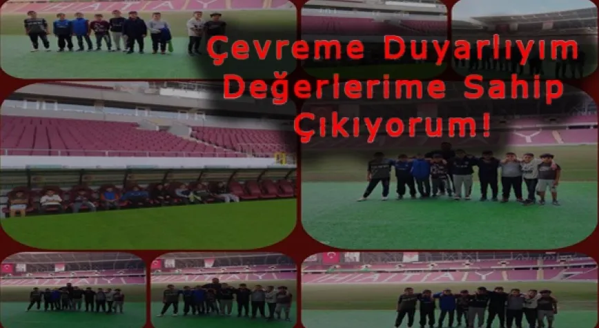 ÖĞRENCİLER HATAY STADYUMUNU GEZDİ!