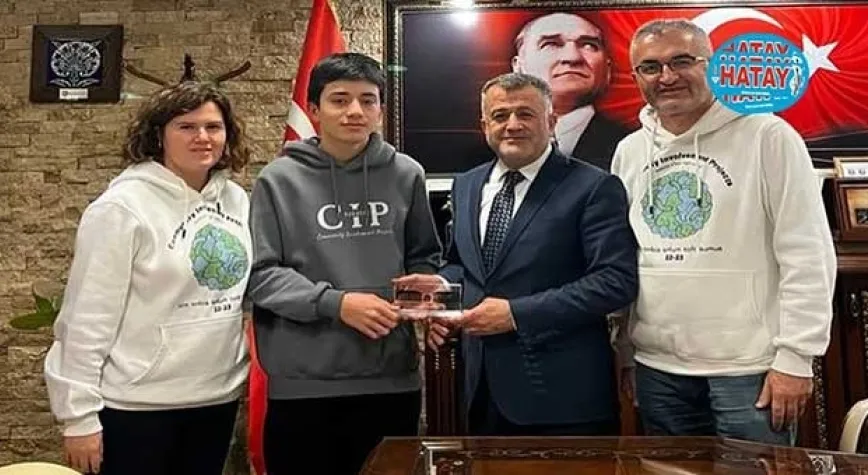 ÖĞRENCİLERDEN BAŞKANA ZİYARET
