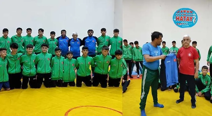  ÖĞRENCİLERE UYGULAMALI GÜREŞ DERSİ