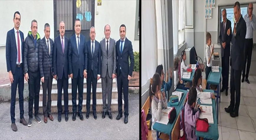 Öğretmen ve öğrencilerle görüştüler