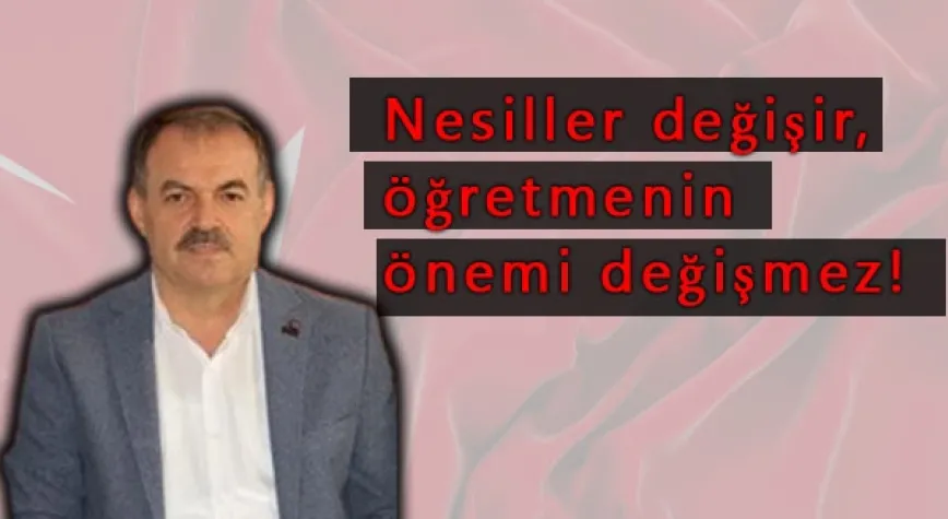 Öğretmenler Günü Mesajı!