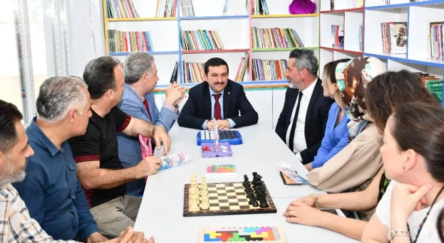 Okul Kütüphanesi Törenle Açıldı