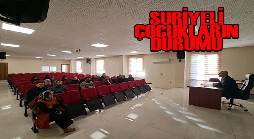 OKULLAŞAMAMIŞ SURİYELİ ÇOCUKLAR