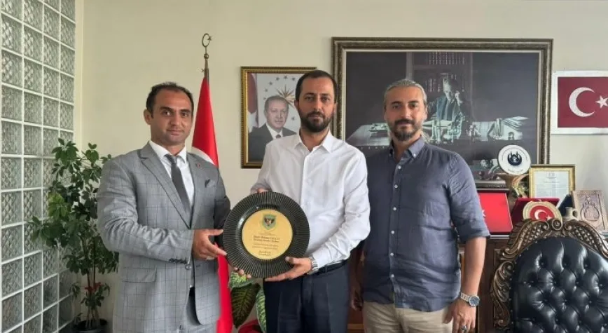 ÖMER KELEŞ’TEN BAŞKAN YALÇIN’A ZİYARET