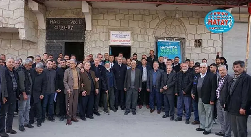 ÖNTÜRK: HATAY’IMIZI AYAĞA KALDIRACAĞIZ