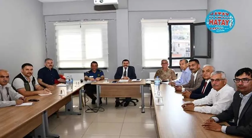 ORMAN YANGINLARI MÜCADELE KOMİSYON TOPLANTISI