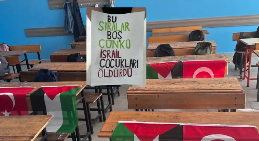 Osman Ötken Anadolu Lisesi'nden Gazze'ye selam!