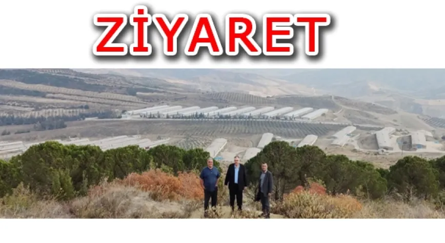ÖZAL'DAN, ÇALIŞKAN'A ZİYARET!