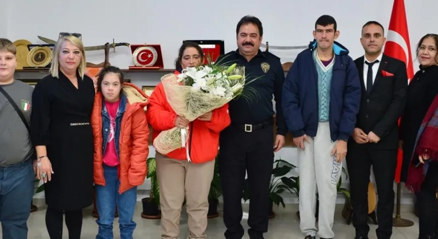 Özel gereksinimli öğrencilerden Hatay İl Emniyet Müdürlüğüne ziyaret