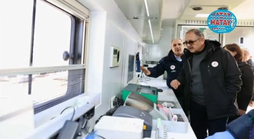 ÖZHASEKİ, MADEN SAHASINDAKİ LABORATUVARLARDA İNCELEME YAPTI