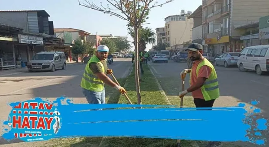 PARK VE BAHÇELER EKİPLERİ İŞ BAŞINDA