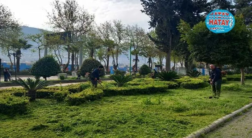 PARKLARDA ÇALIŞMALAR BAŞLADI