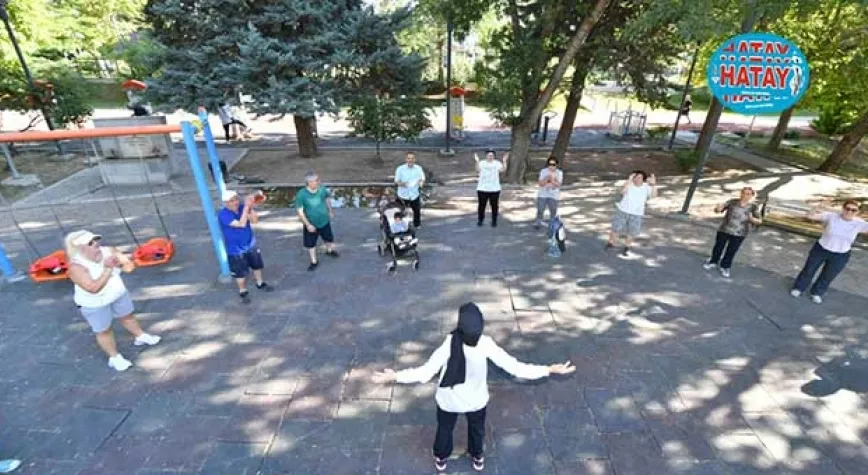 PARKLARDA SPOR ETKİNLİKLERİ DEVAM EDİYOR