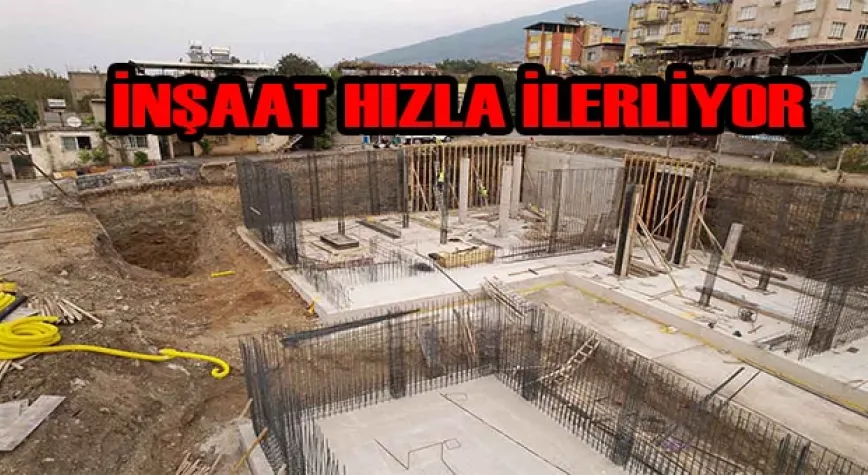 PAYAS İÇME SUYU DEPO İNŞATI HIZLA İLERLİYOR
