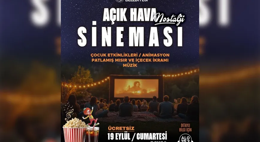 Payas’ta Aileler İçin Ücretsiz Sinema Keyfi