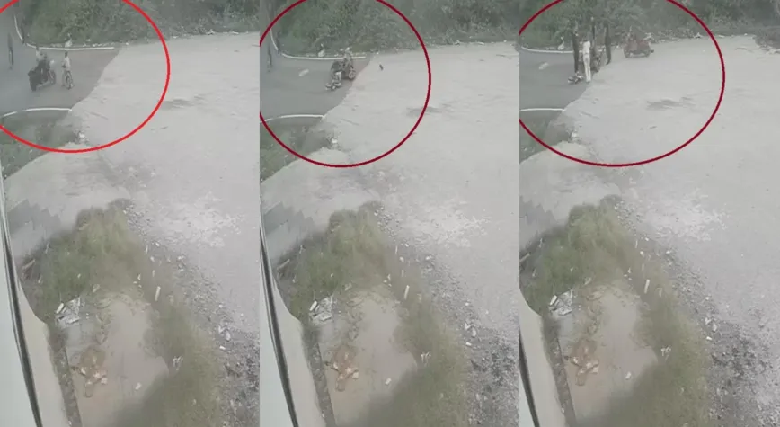 Payas’ta Motosiklet ile Bisiklet Çarpıştı