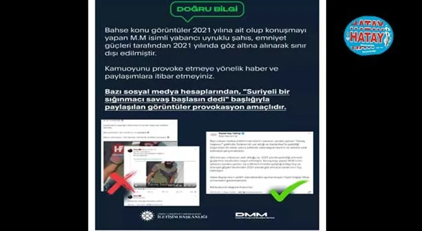 Paylaşılan görüntüler provokasyon amaçlı