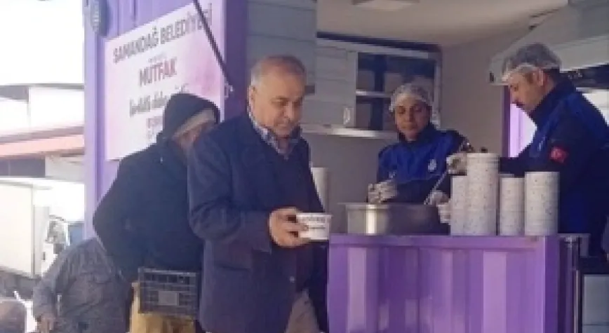 Pazar esnafına çorba ikramı