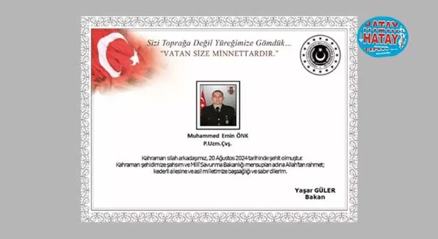 Pençe-Kilit bölgesinde yaralanan asker şehit oldu
