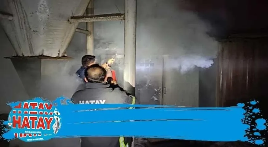 PİRİNA FABRİKASINDA YANGIN 