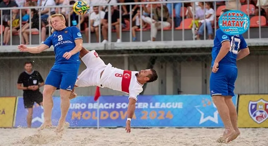 Plaj Futbolu A Milli Takımımız, Moldova'ya 5-2 Mağlup Oldu