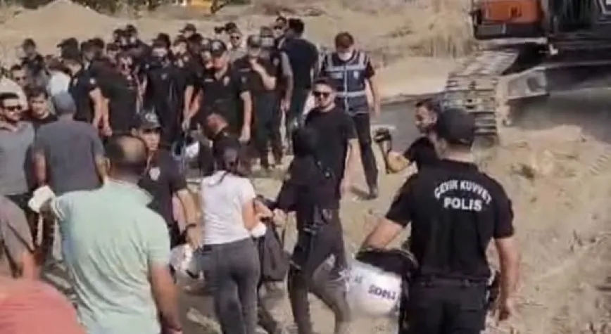 Polis ve vatandaş karşı karşıya geldi